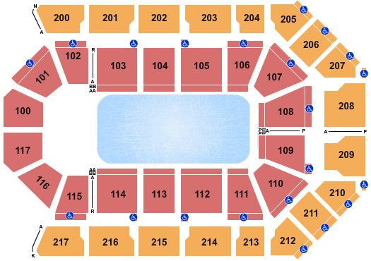 Dignity Health Arena Disney On Ice Seating Chart